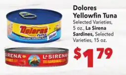 Vallarta Supermarkets Dolores Yellowfin Tuna offer