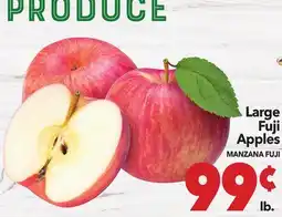 Vallarta Supermarkets Large Fuji Apples / MANZANA FUJI offer