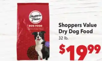 Vallarta Supermarkets Shoppers Value Dry Dog Food offer