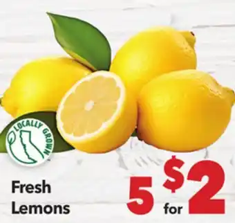 Vallarta Supermarkets Fresh Lemons offer