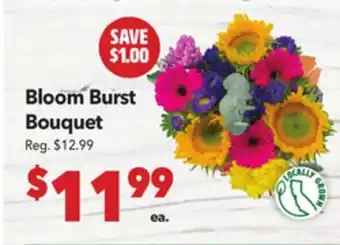 Vallarta Supermarkets Bloom Burst Bouquet offer