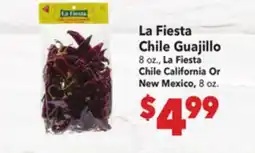 Vallarta Supermarkets La Fiesta Chile Guajillo offer