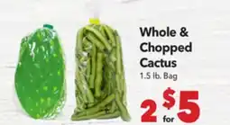 Vallarta Supermarkets Whole & Chopped Cactus offer