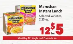 Vallarta Supermarkets Maruchan Instant Lunch offer