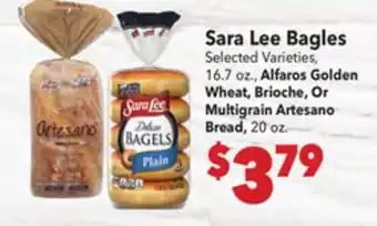 Vallarta Supermarkets Sara Lee Bagles offer