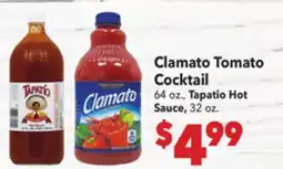 Vallarta Supermarkets Clamato Tomato Cocktail offer