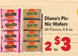 Vallarta Supermarkets Diana's Pic-Nic Wafers offer