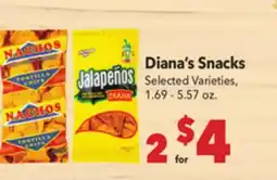 Vallarta Supermarkets Diana's Snacks offer