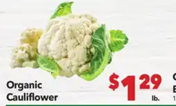 Vallarta Supermarkets Organic Cauliflower offer