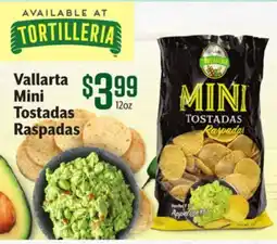 Vallarta Supermarkets Vallarta Mini Tostadas offer