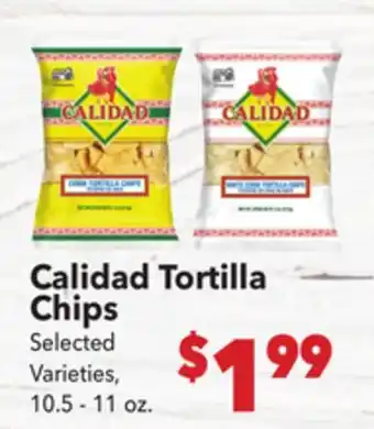 Vallarta Supermarkets Calidad Tortilla Chips offer