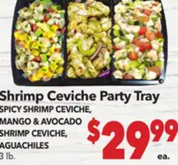 Vallarta Supermarkets Shrimp Ceviche Party Tray offer