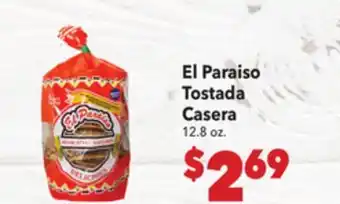 Vallarta Supermarkets El Paraiso Tostada Casera offer