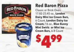 Vallarta Supermarkets Red Baron Pizza offer