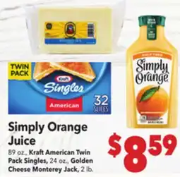 Vallarta Supermarkets Simply Orange Juice offer