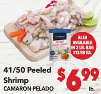 Vallarta Supermarkets 41/50 Peeled Shrimp / CAMARON PELADO offer