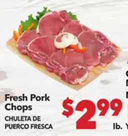 Vallarta Supermarkets Fresh Pork Chops / CHULETA DE PUERCO FRESCA offer