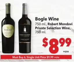 Vallarta Supermarkets Bogle Wine offer