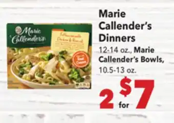 Vallarta Supermarkets Marie Callender's Dinners offer