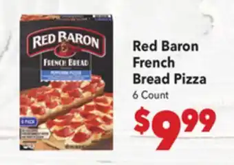 Vallarta Supermarkets Red Baron French Bread Pizza offer