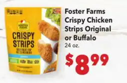 Vallarta Supermarkets Foster Farms Crispy Chicken Strips Original or Buffalo offer