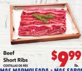 Vallarta Supermarkets Beef Short Ribs / COSTILLAS DE RES offer