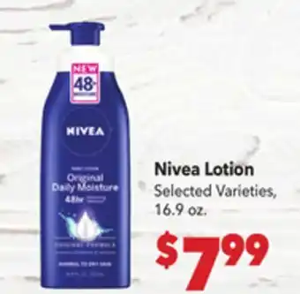 Vallarta Supermarkets Nivea Lotion offer