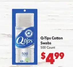 Vallarta Supermarkets Q-Tips Cotton Swabs offer