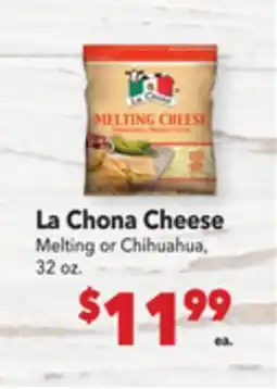 Vallarta Supermarkets La Chona Cheese offer