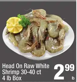 Super King Markets Head On Raw White Shrimp offer