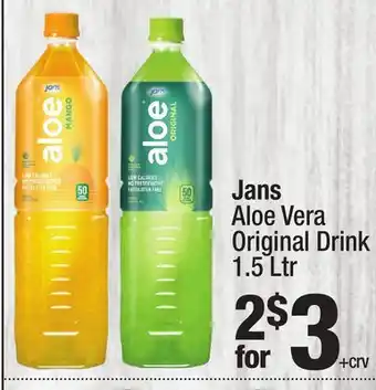 Super King Markets Jans Aloe Vera Original Drink offer