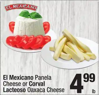 Super King Markets El Mexicano Panela Cheese or Corval Lacteoso Oaxaca Cheese offer