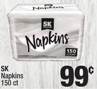 Super King Markets SK Napkins offer