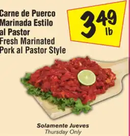 El Super Fresh Marinated Pork al Pastor Style offer