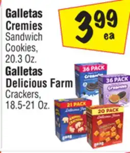 El Super Galletas Cremies Sandwich Cookies. 3 offer