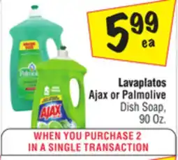 El Super Ajax or Palmolive Dish Soap offer