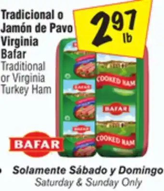 El Super Traditional or Virginia Turkey Ham offer