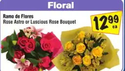 El Super Rose Astro or Luscious Rose Bouquet offer