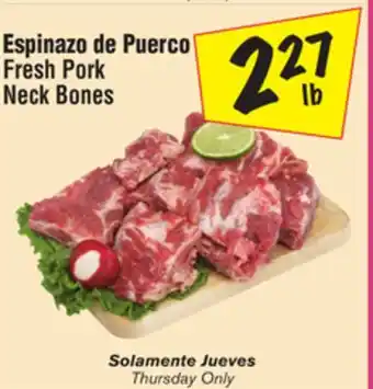 El Super Fresh Pork Neck Bones offer