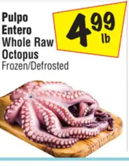 El Super Whole Raw Octopus offer