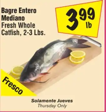 El Super Fresh Whole Catfish offer