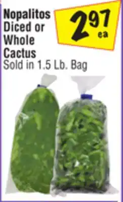 El Super Diced or Whole Cactus offer