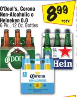 El Super O'Doul's, Corona Non-Alcoholic o Heineken 0.0 offer