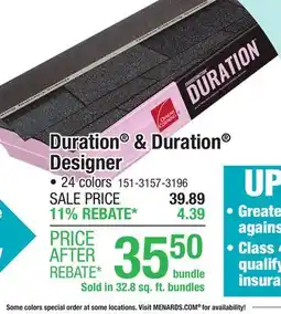 Menards Owens Corning TruDefinition Duration Sand Castle Architectural Roofing Shingles (32.8 sq. ft.) offer