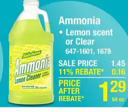 Menards Solutions Lemon Multi-Purpose Ammonia - 64 oz offer