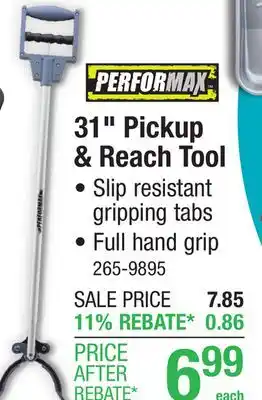 Menards Performax 31 Pickup & Reach Tool offer