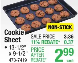 Menards 13-1/2 x 9-1/2 Non-Stick Cookie Sheet offer