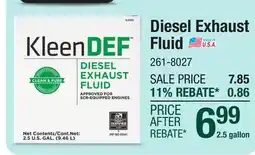 Menards Diesel Exhaust Fluid - 2.5 Gallon offer