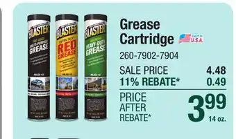 Menards B'laster Pro-Grade Multi-Purpose Grease - 14 oz offer