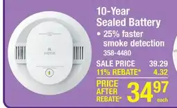 Menards Kidde 9th Edition Detect Series 10-Year Sealed-In Battery-Powered Smoke & Carbon Monoxide Alarm offer